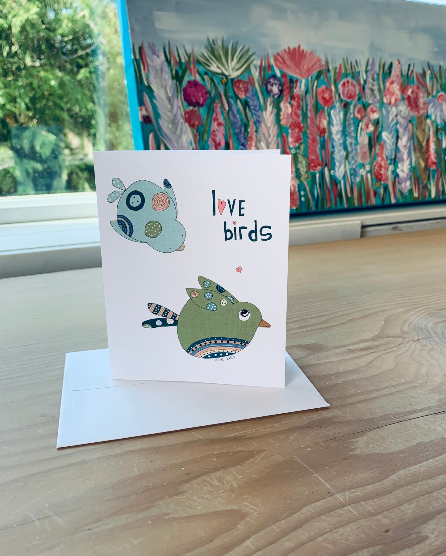 Greeting card “Love Birds”