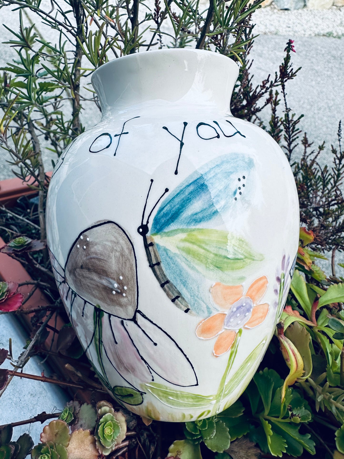 Thinking of You Wildflower vase