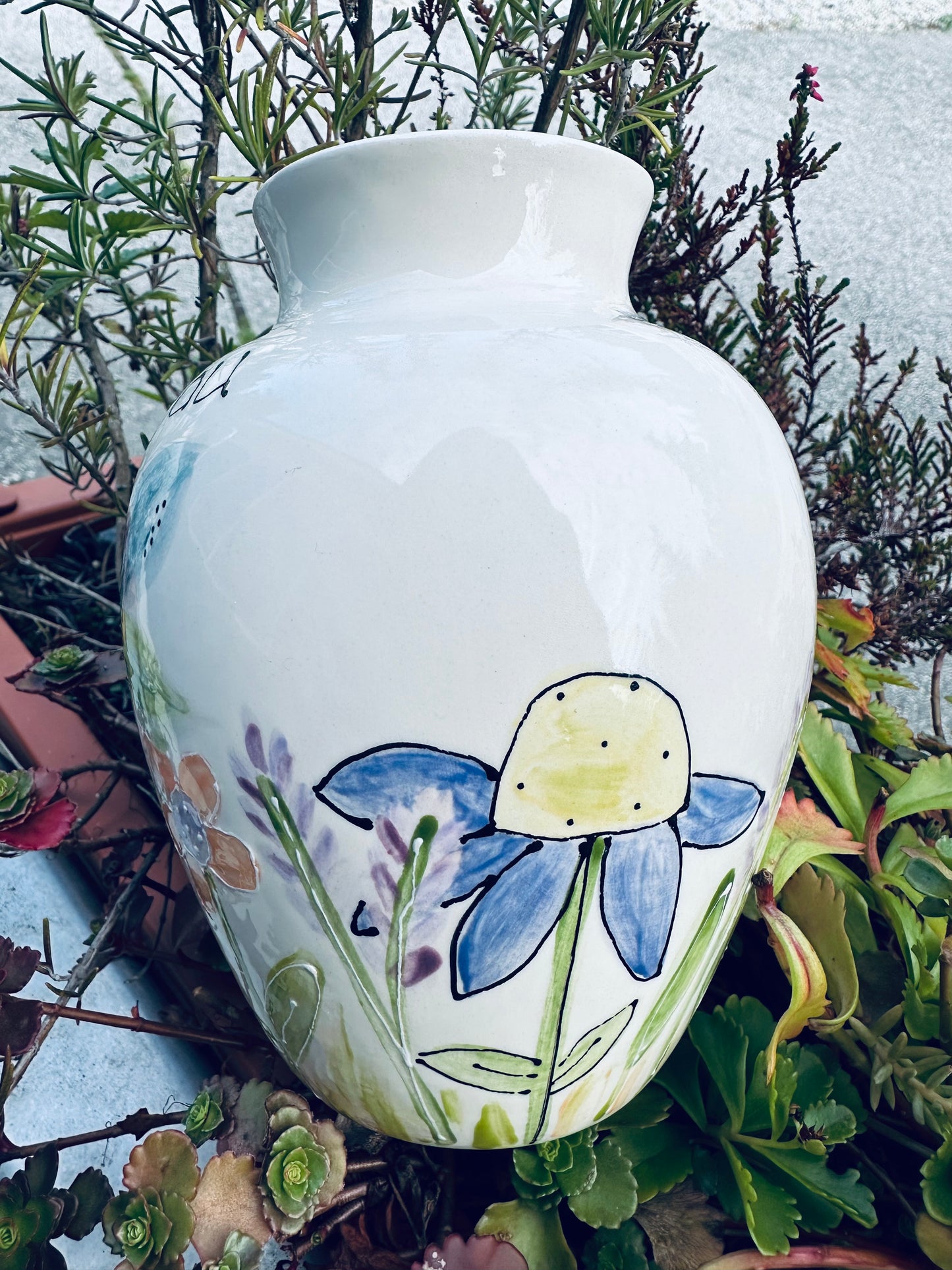 Thinking of You Wildflower vase