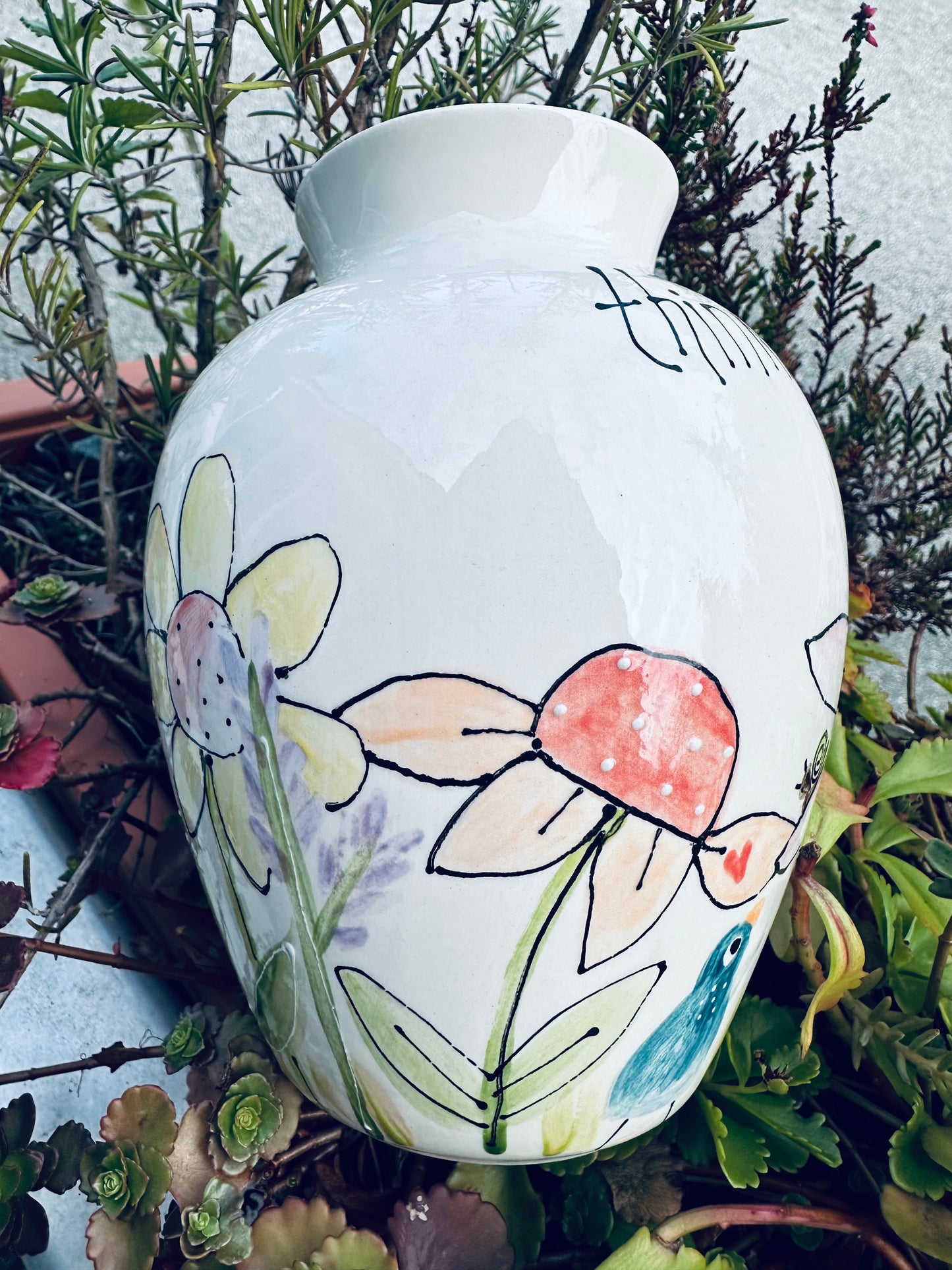 Thinking of You Wildflower vase