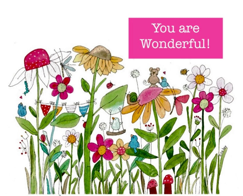 You are Wonderful! greeting card