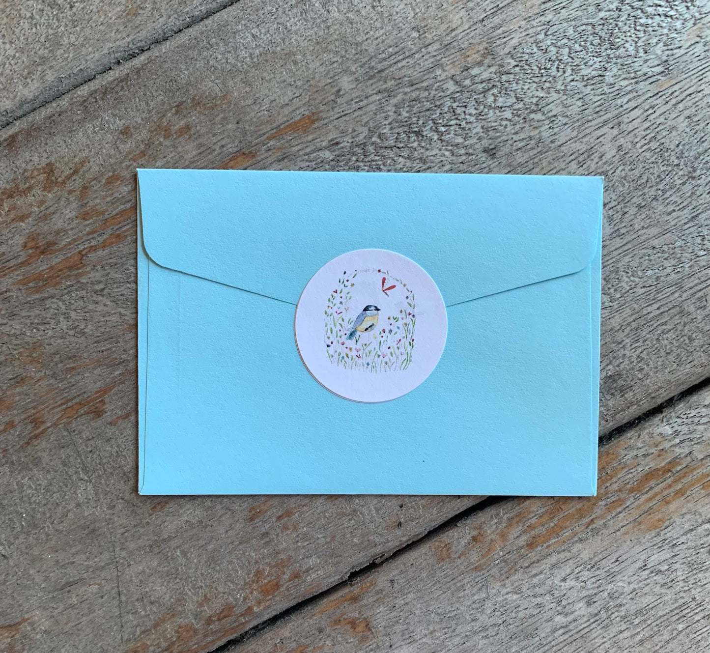Create Joy round sticker pack of 12