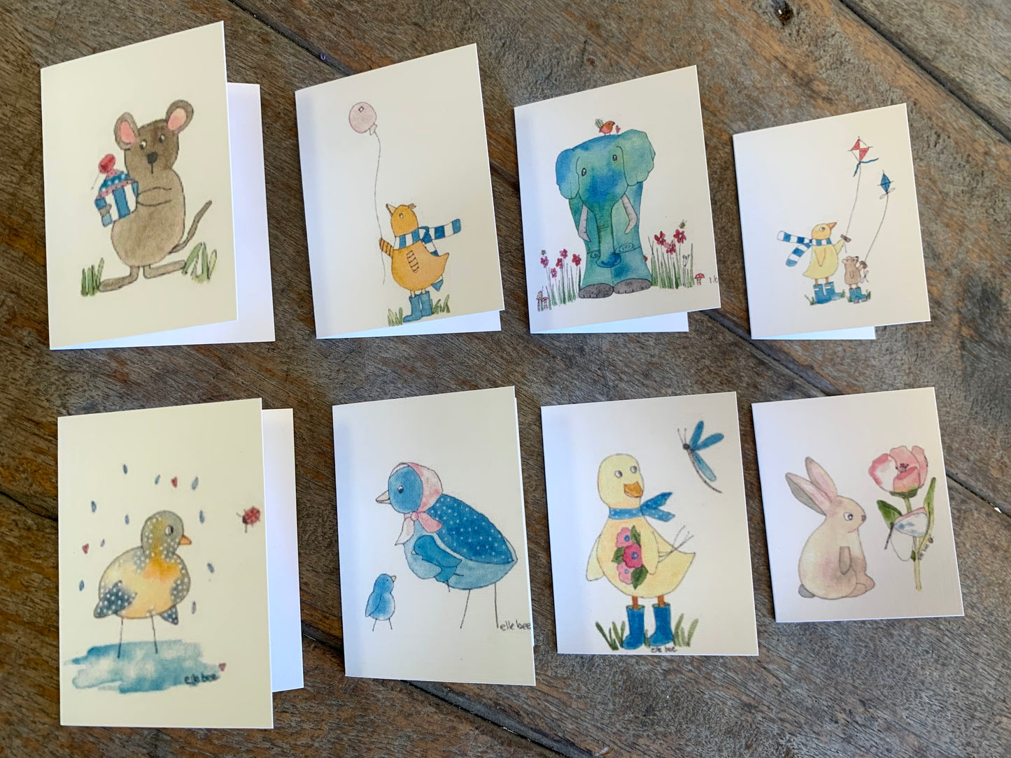 Gift enclosure cards set of 8