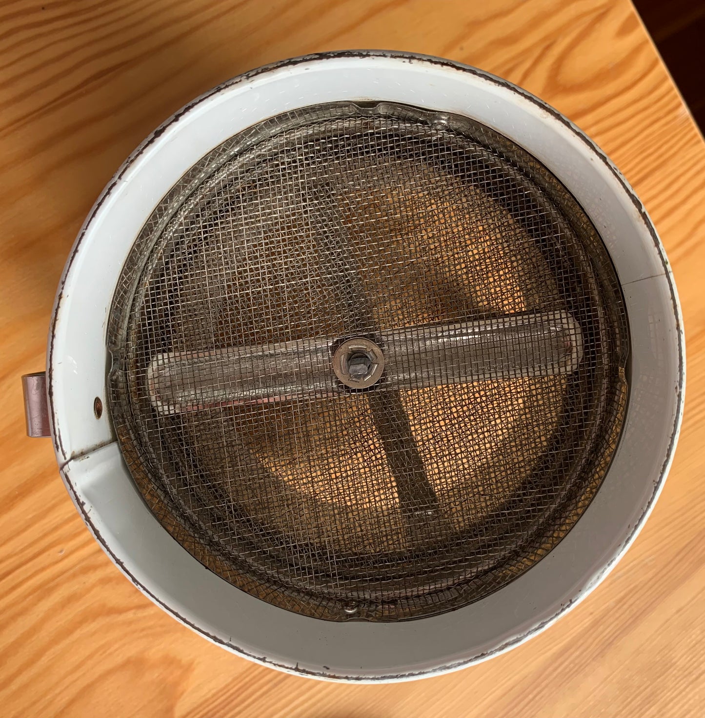 Vintage Turquoise flour sifter