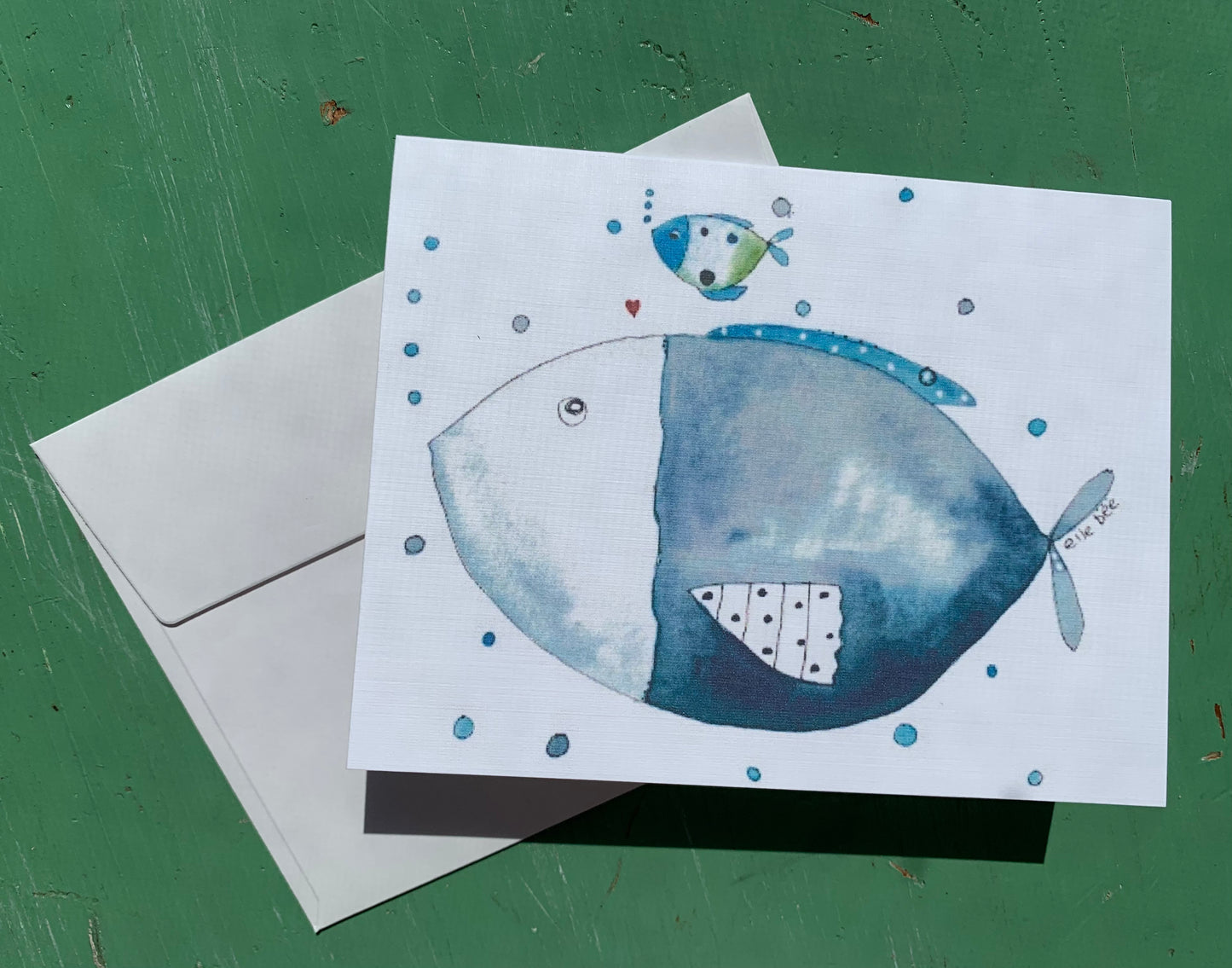 "Mama & Little Fry” greeting card