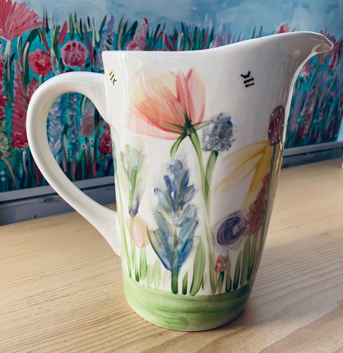 Wildflower Garden large water / juice jug