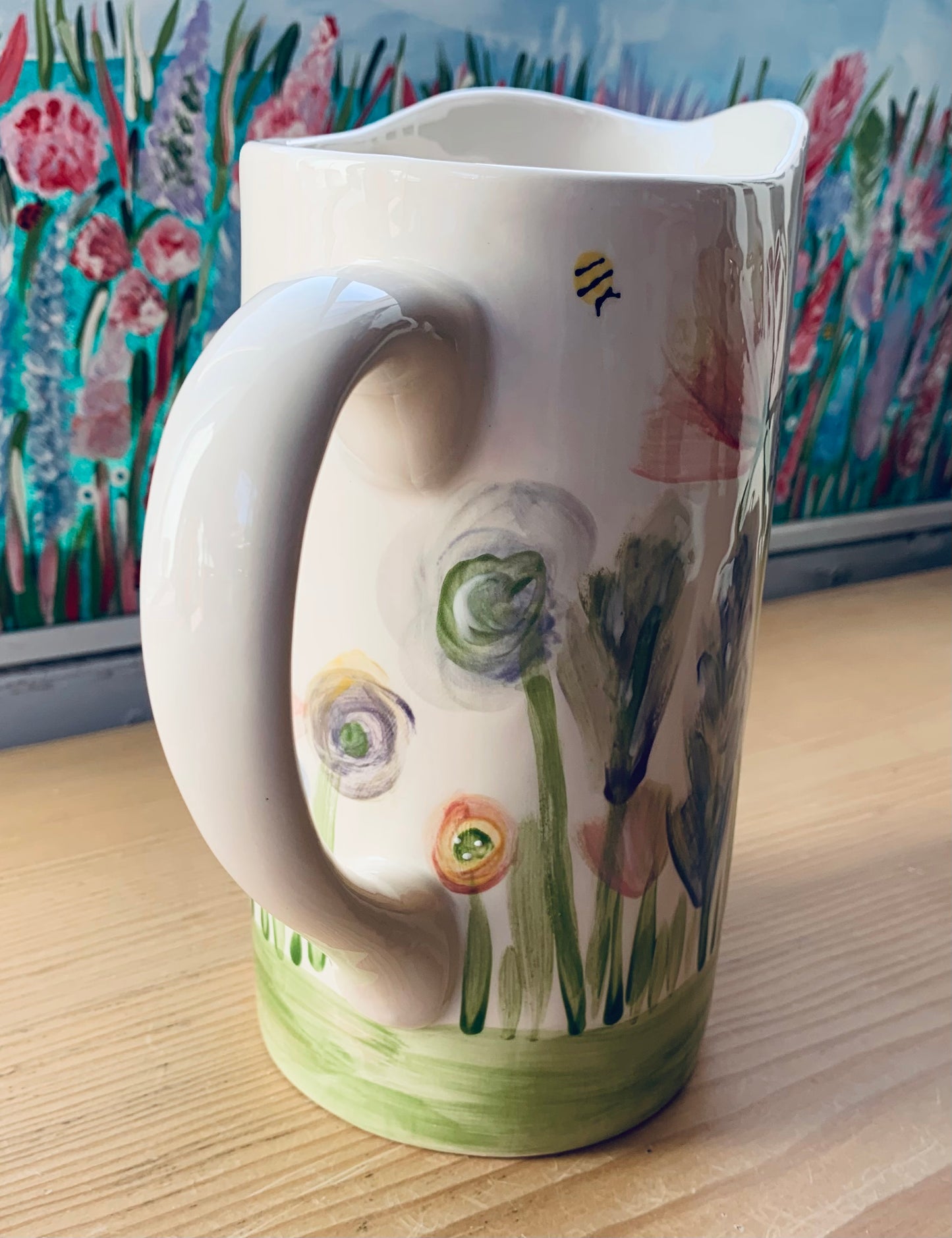 Wildflower Garden large water / juice jug