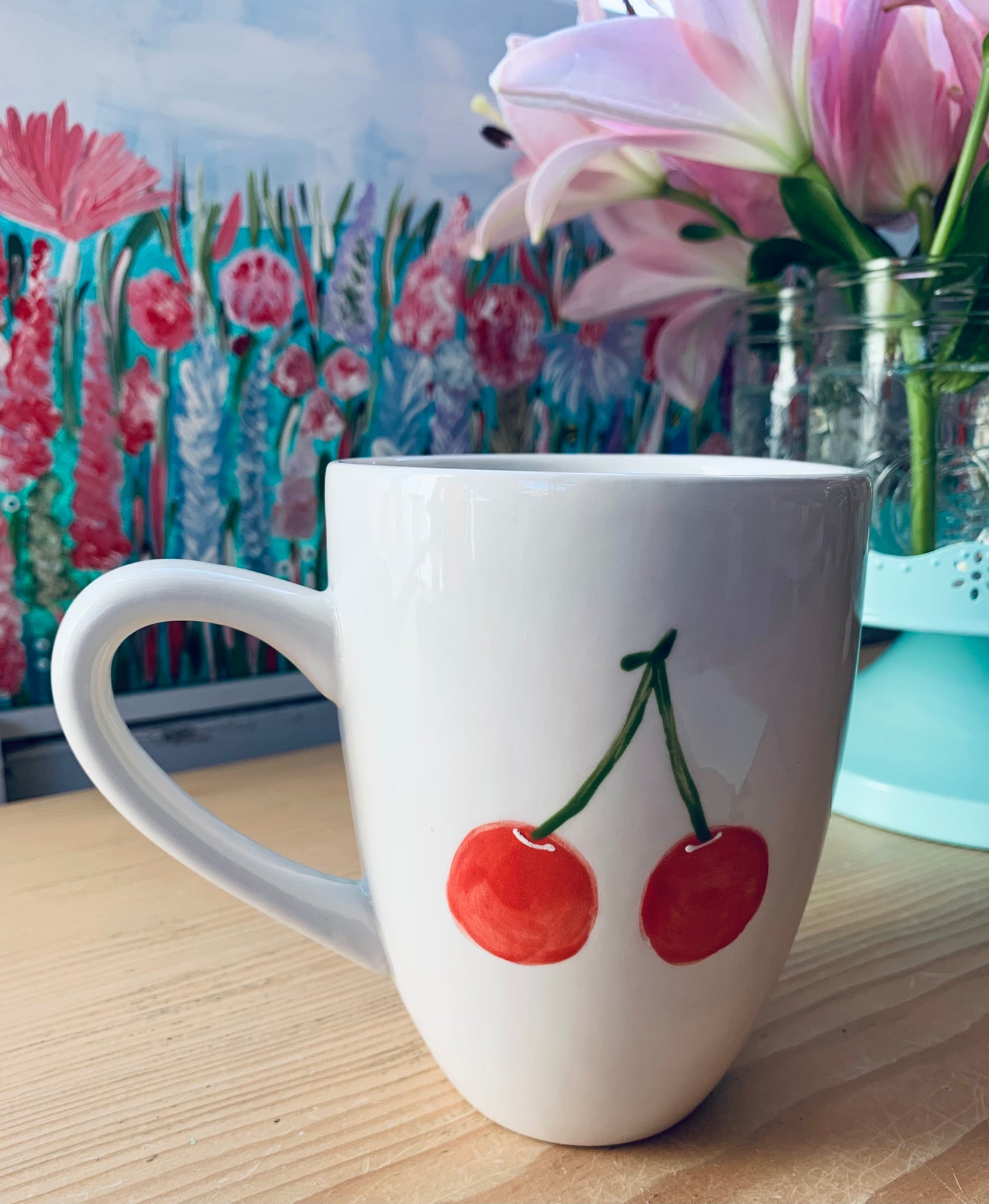 Donut & Cupcake tall mug latte / tea