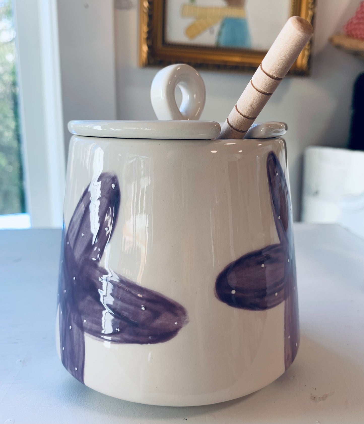 “Starfish” honey pot
