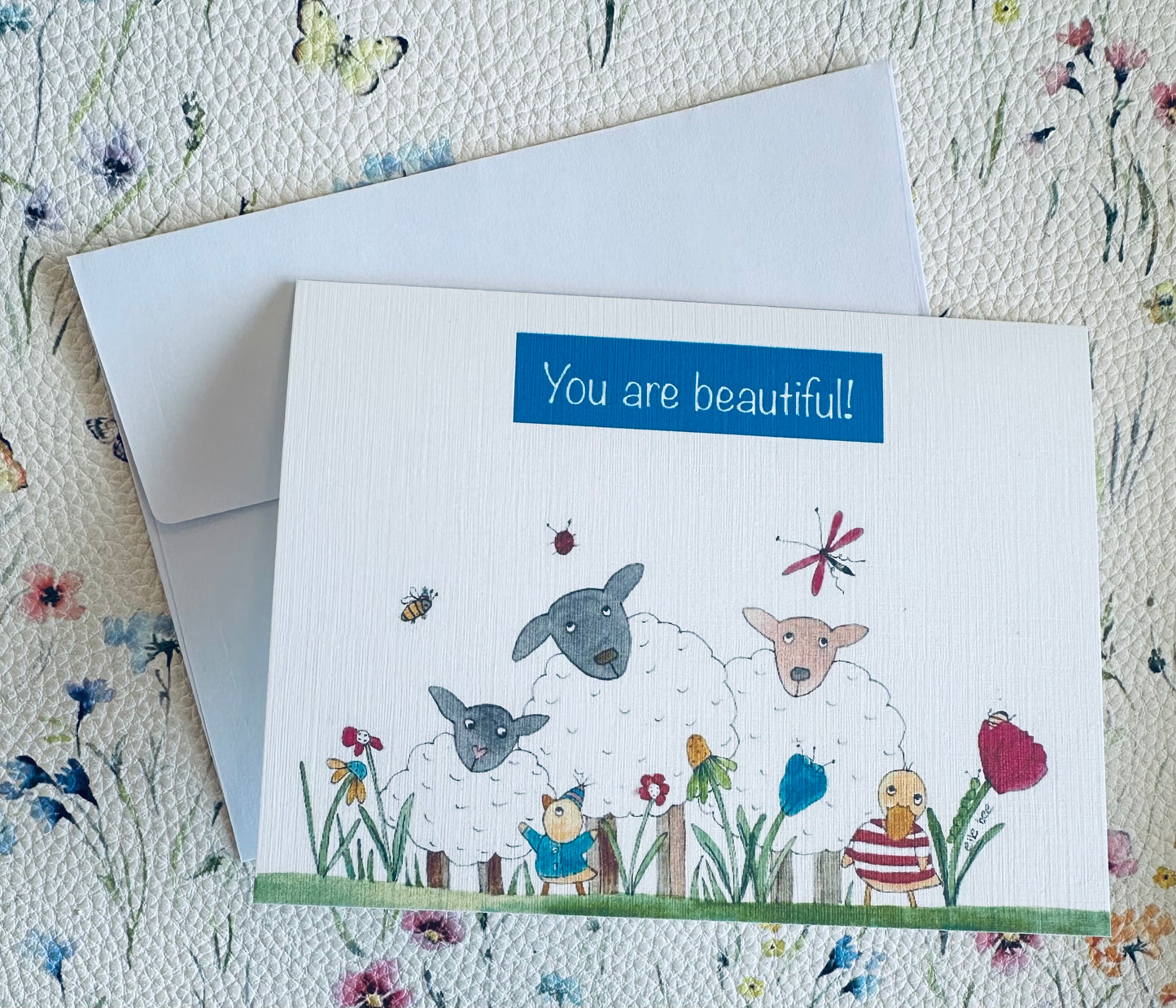 You are beautiful! greeting card