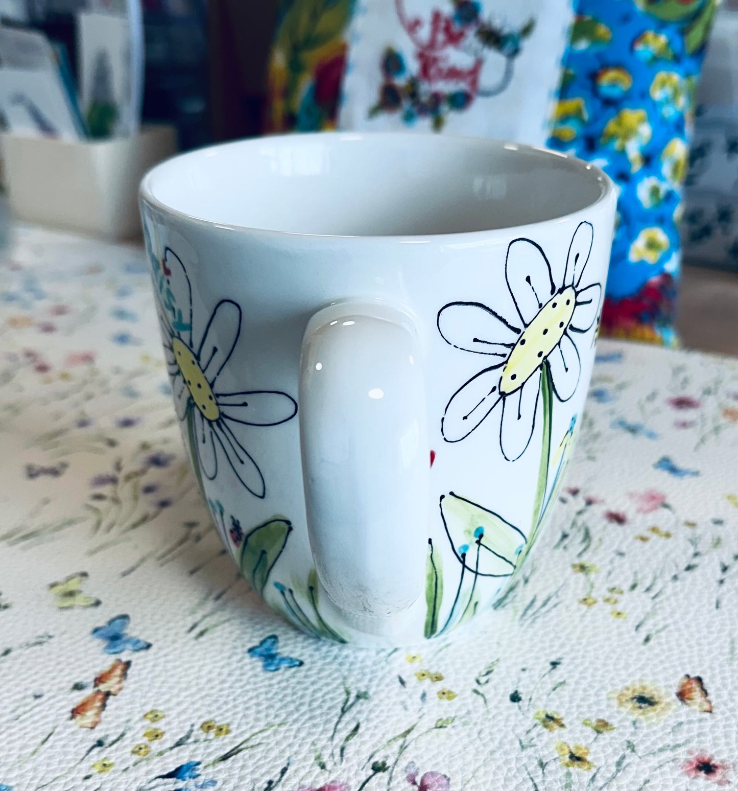 Daisy large coffee / tea mug