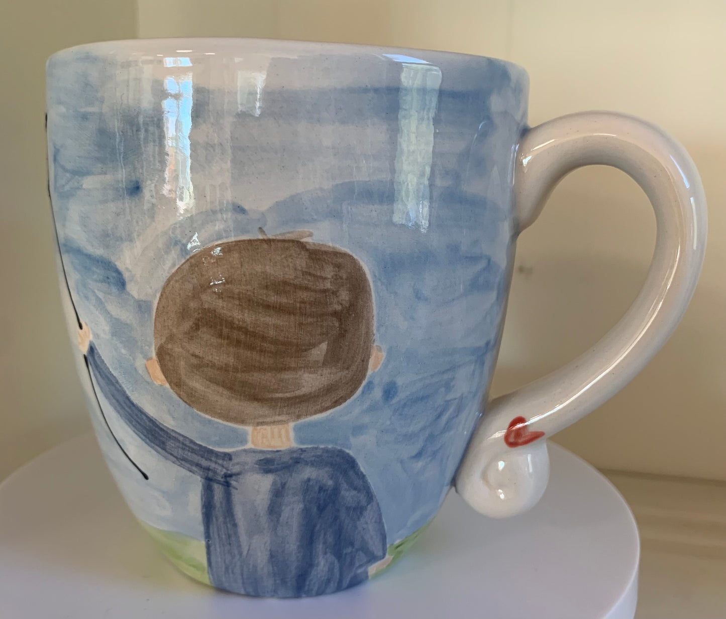 "Little boy blue & his kite” mug