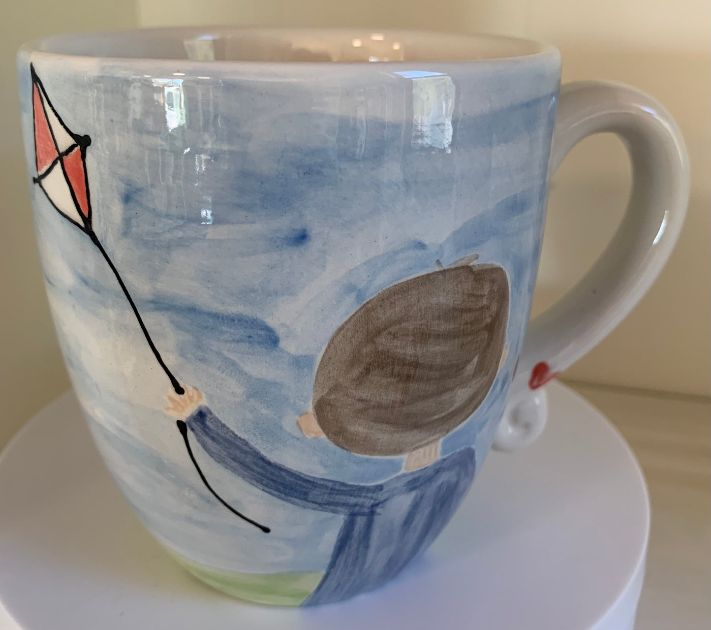 "Little boy blue & his kite” mug