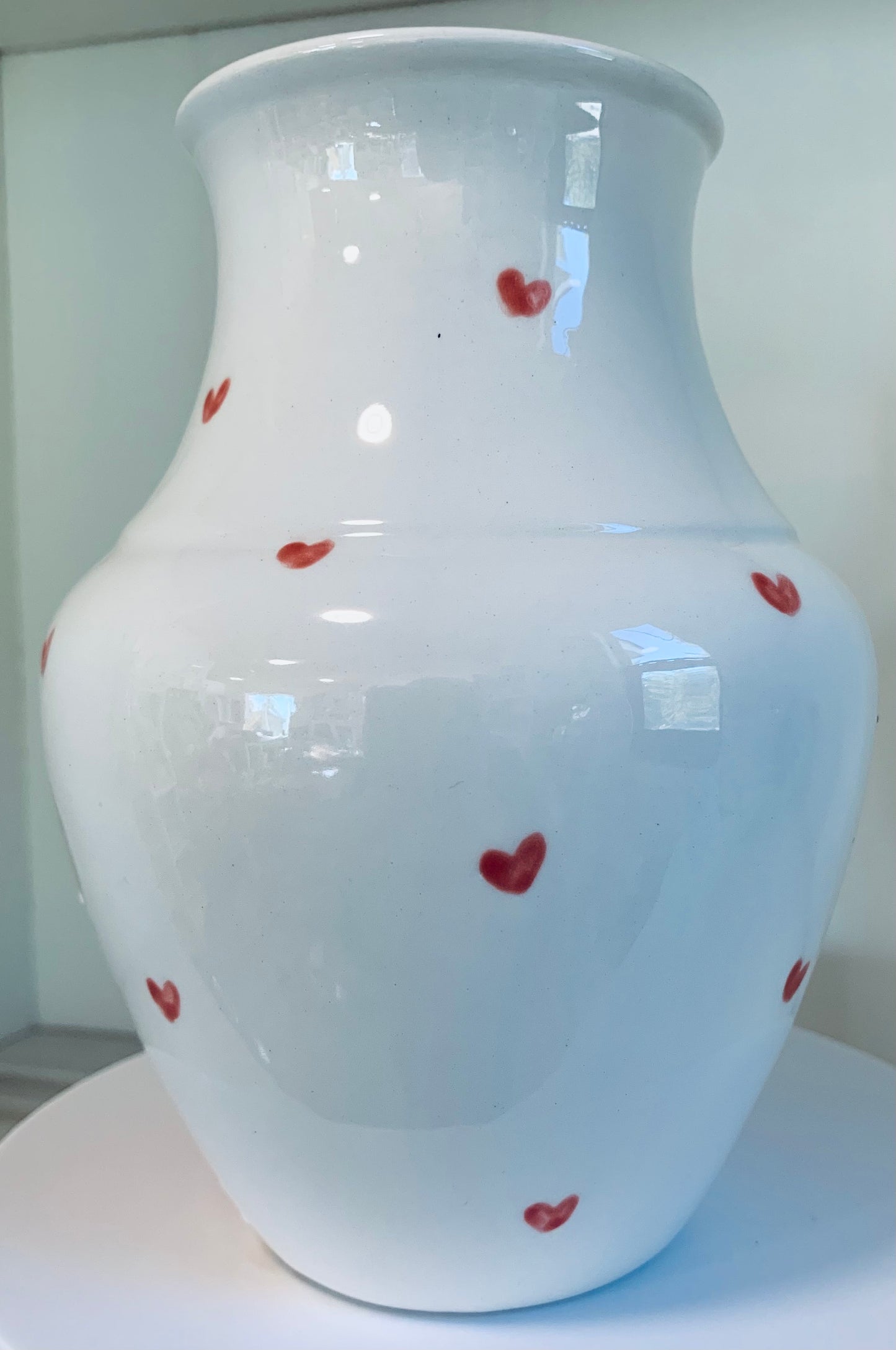 "Feel better beary soon” flower vase