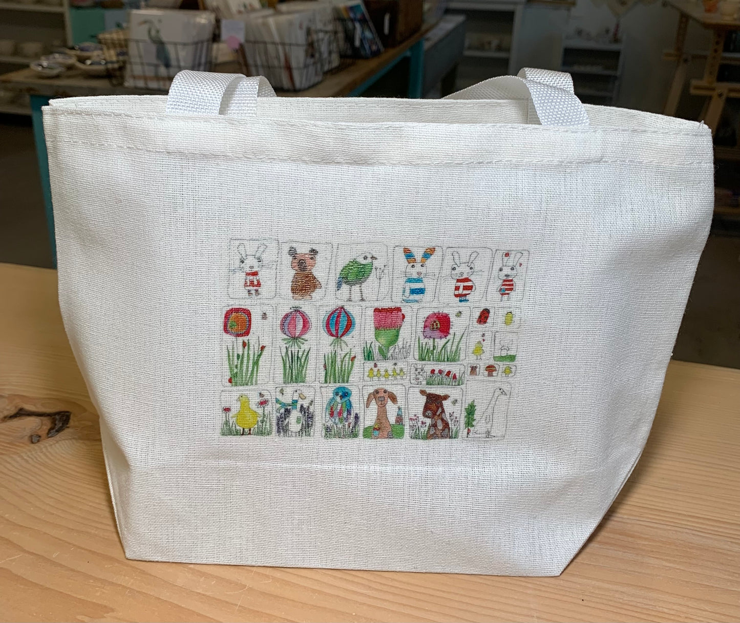 “Garden Sketches” Cotton Bag