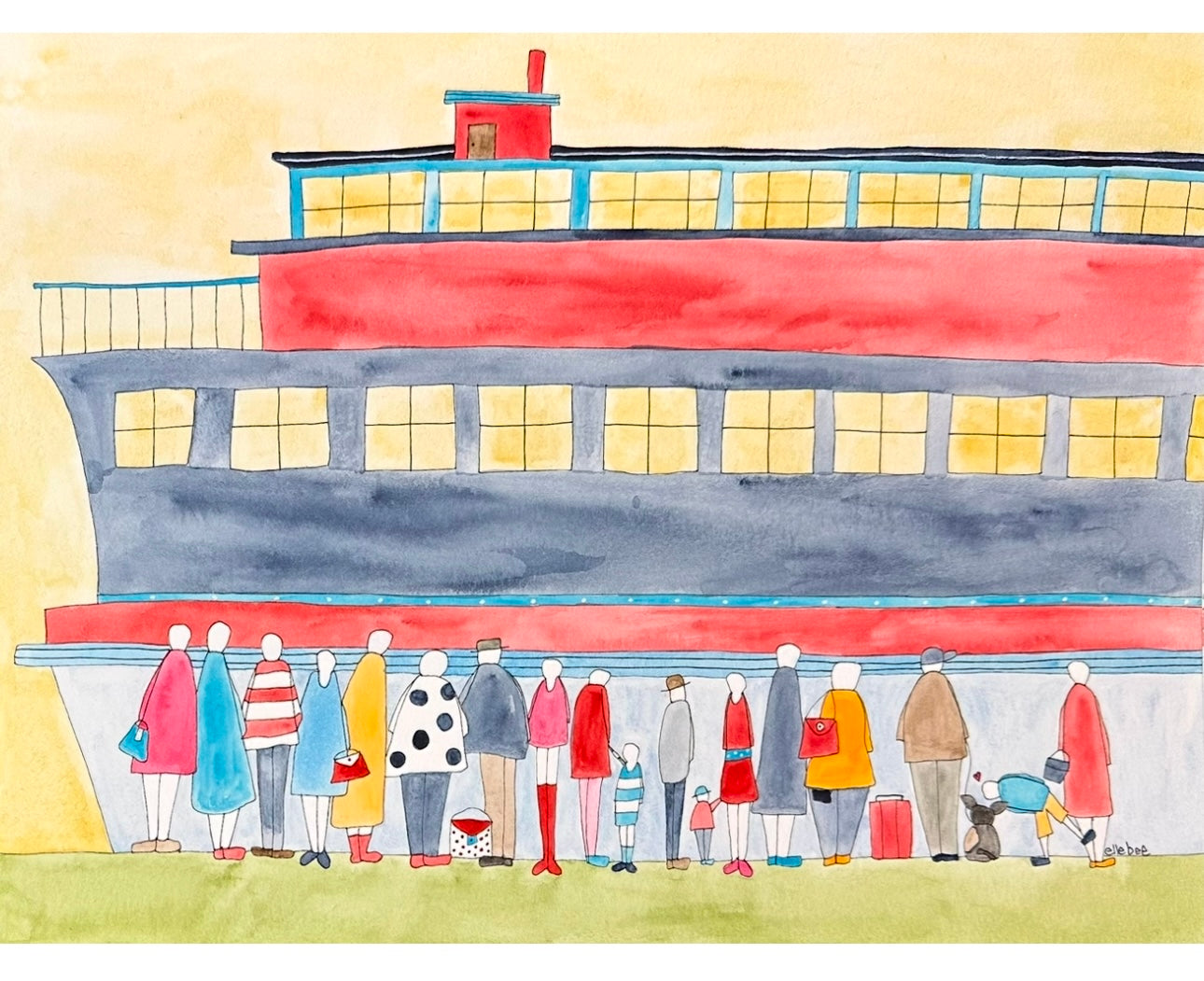 Daytrip greeting card