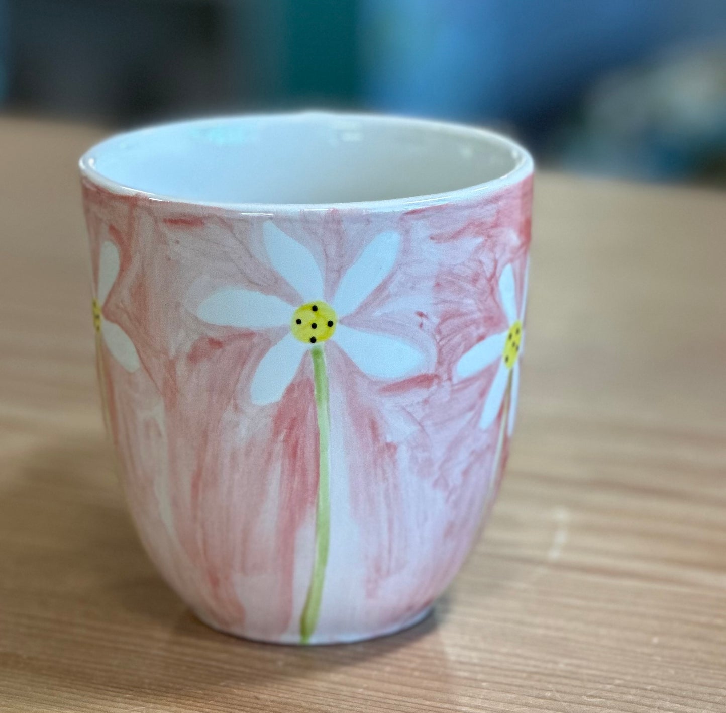 Duck in the Daisies large coffee / tea mug