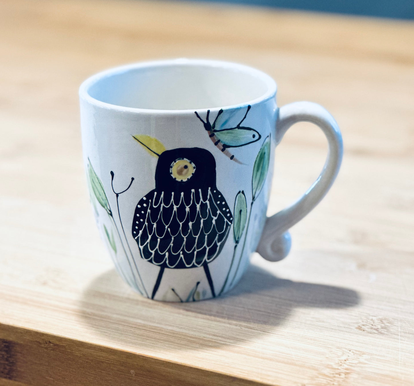 Crow & Butterfly mug