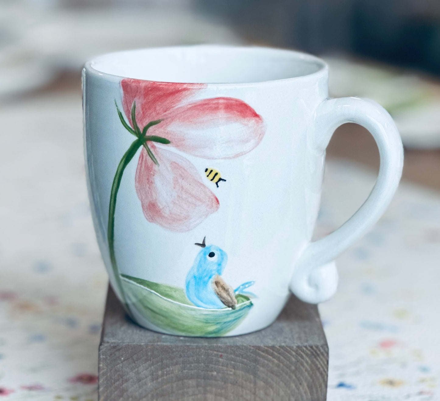 Spring conversations mug