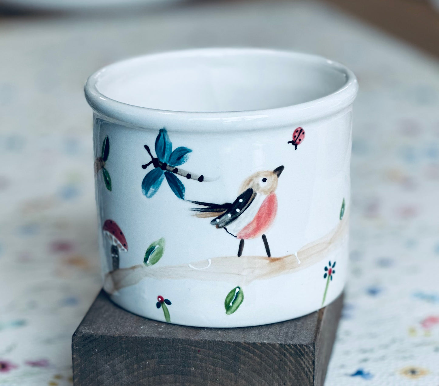 Birds on a branch planter