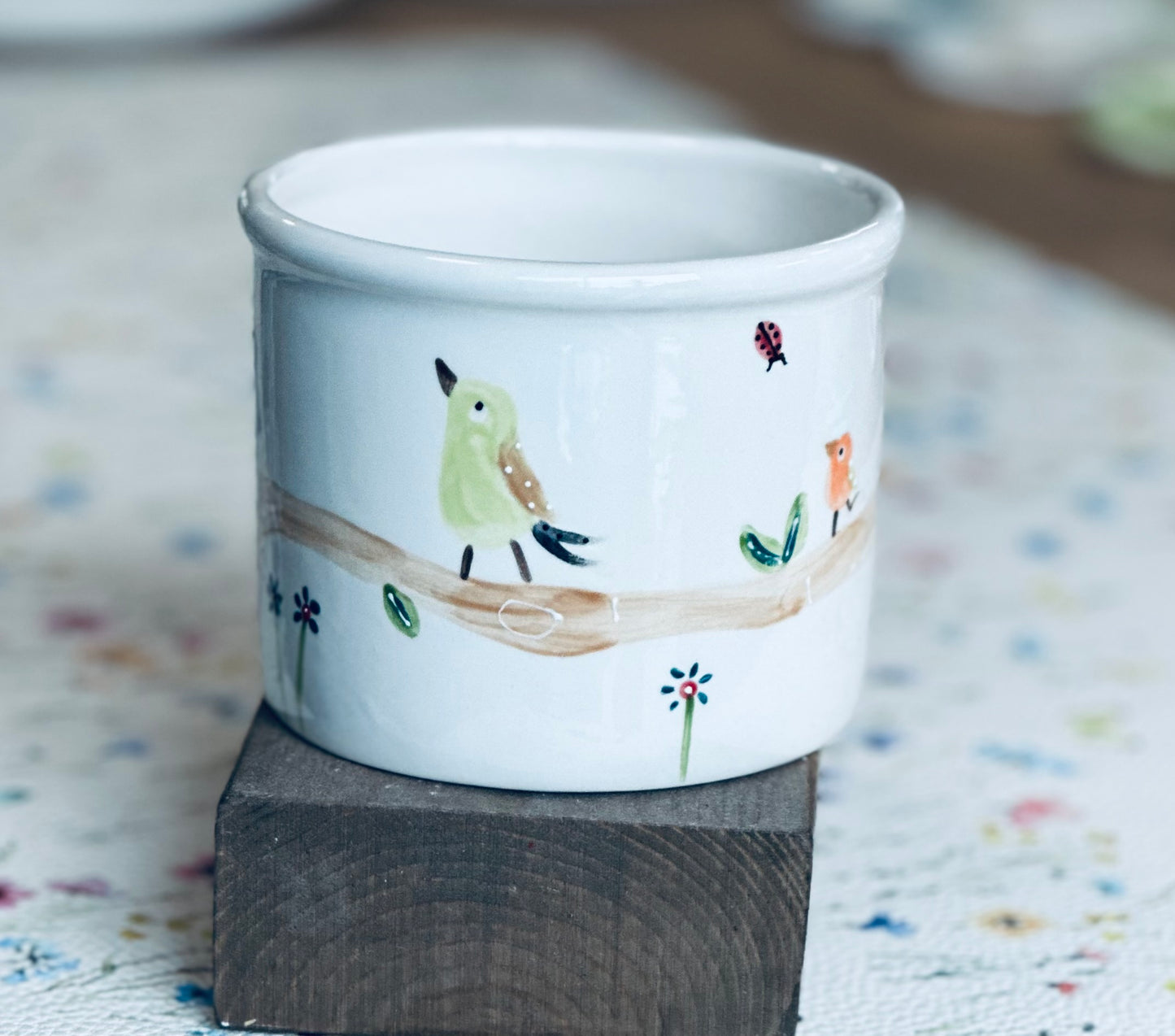 Birds on a branch planter