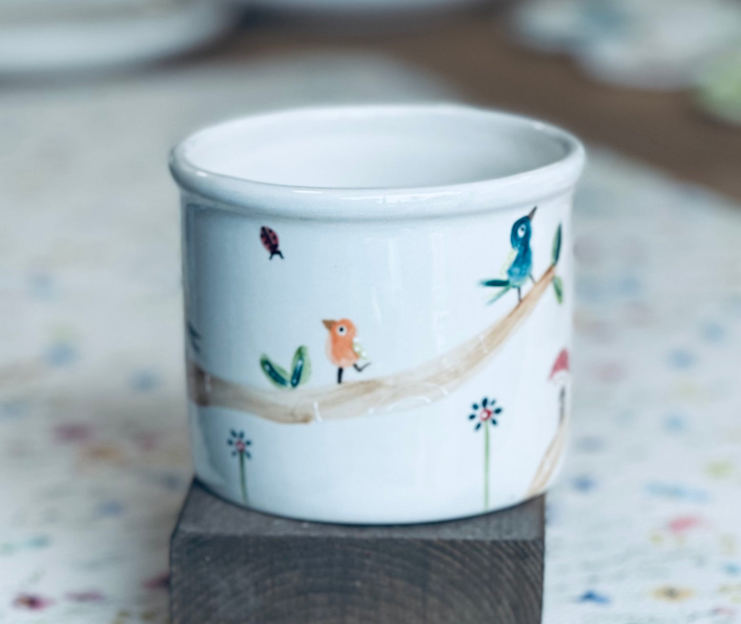 Birds on a branch planter