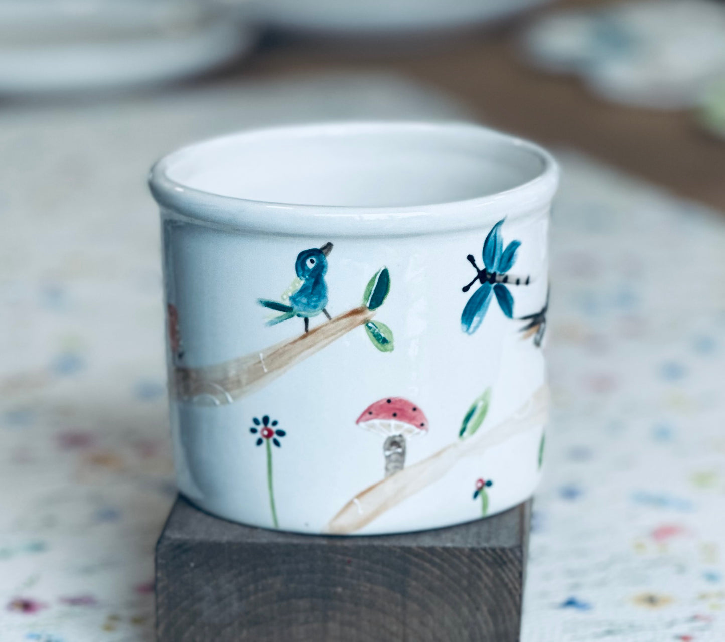 Birds on a branch planter