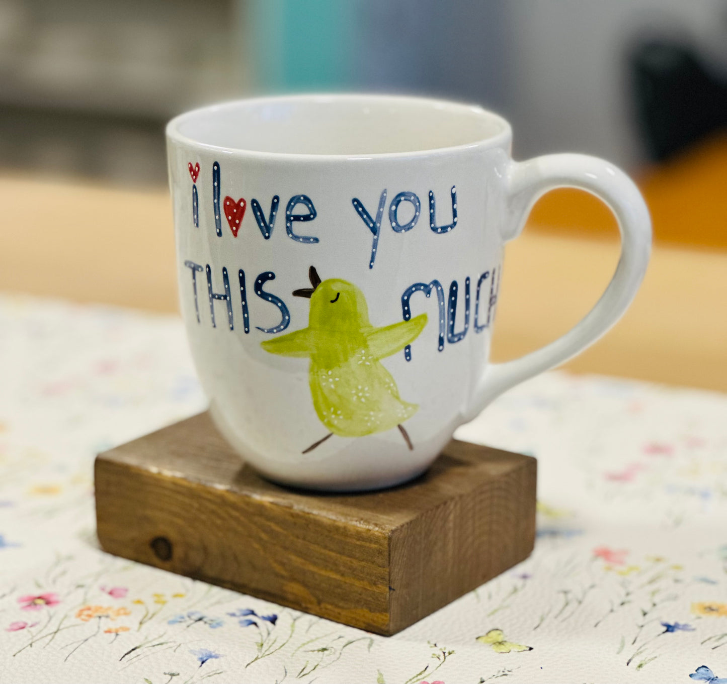 I love you THIS MUCH! large coffee / tea mug
