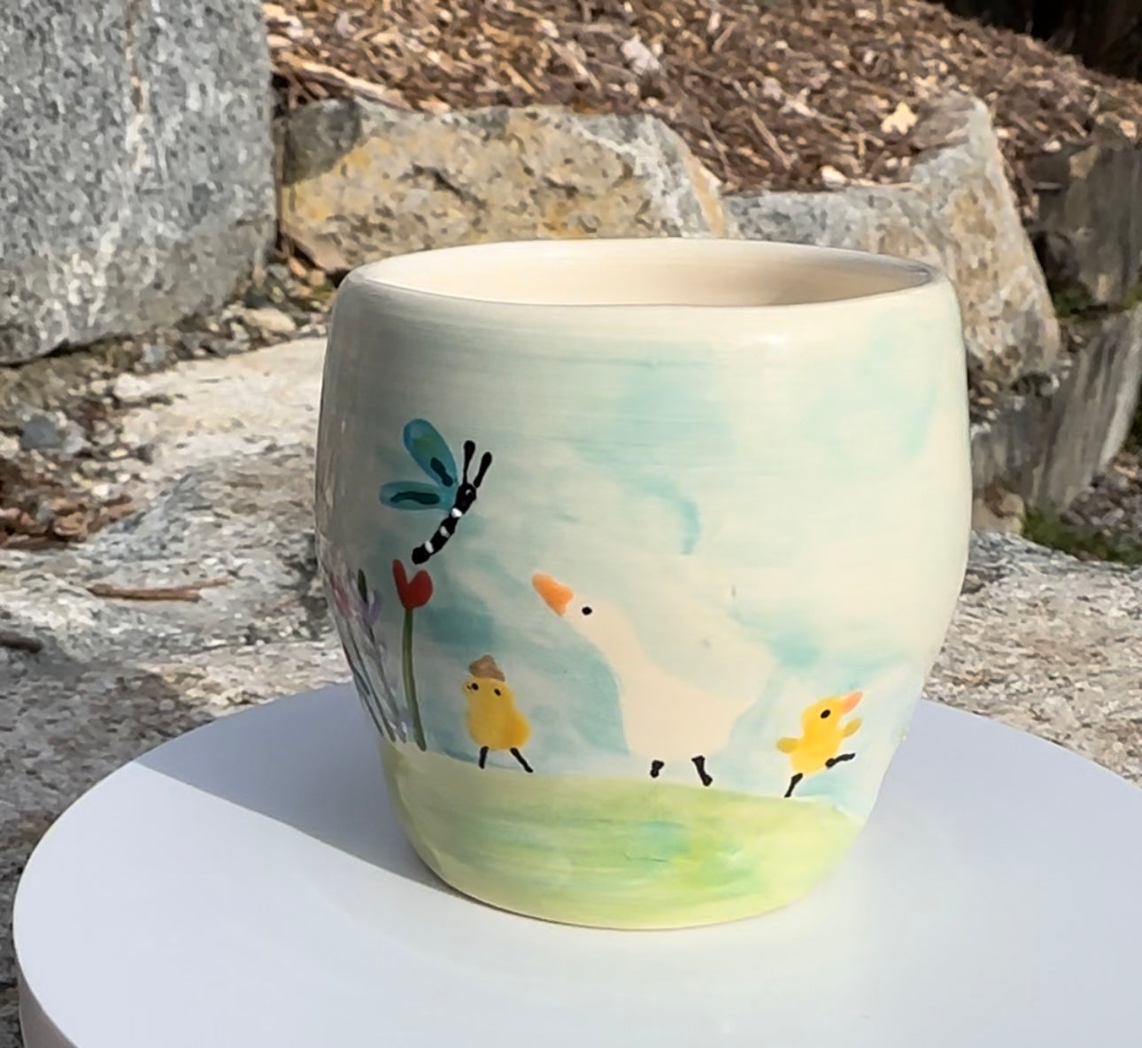 Kitties garden planter, cup or mug