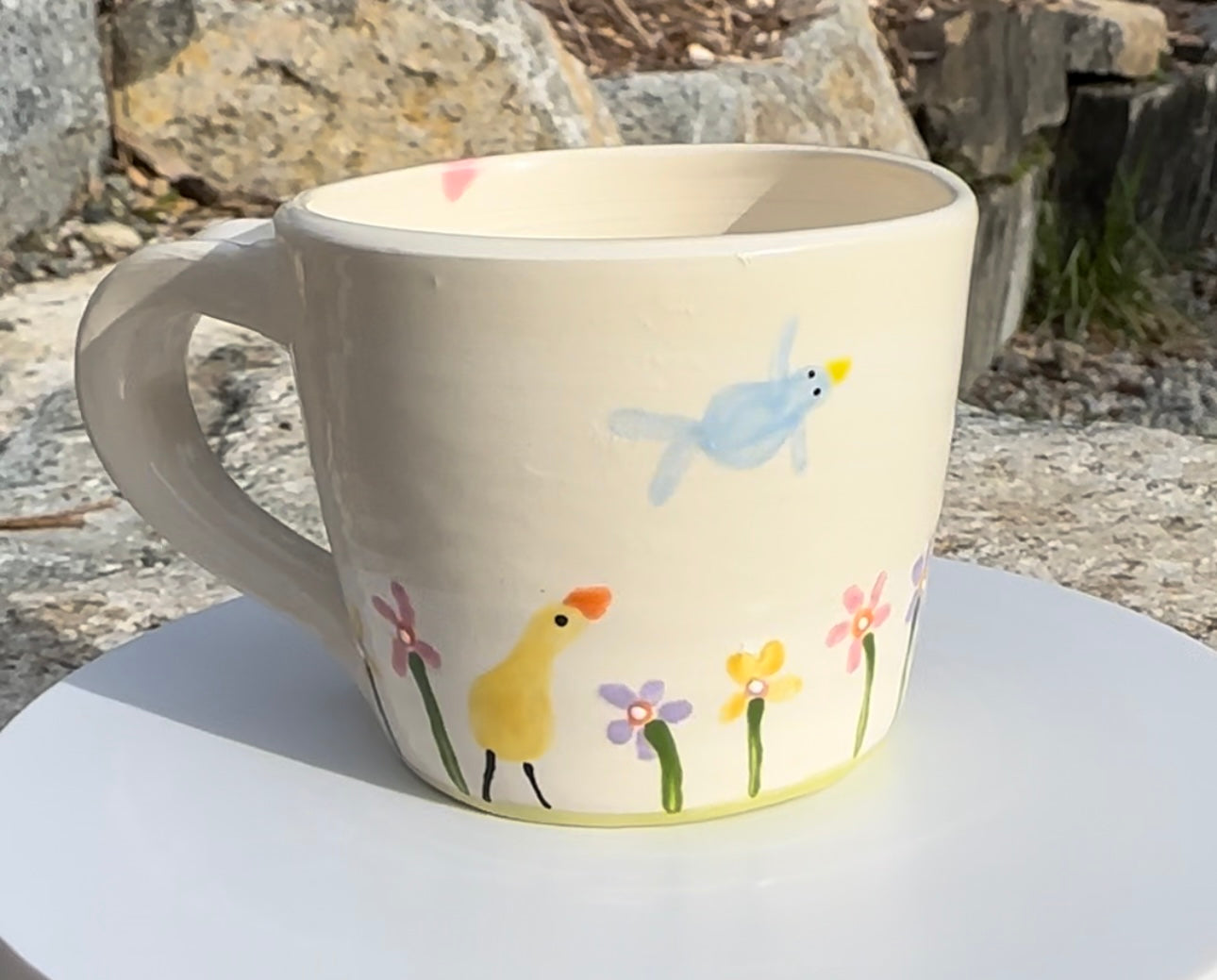 Child mug “I love Puppies” + gift bag set