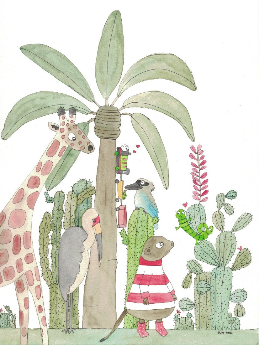 Living Desert Zoo greeting card
