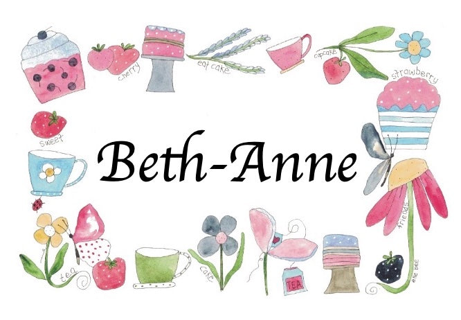 "Cupcake" place cards - set of 6