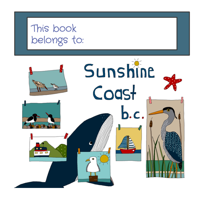 Bookplates - Set of 6 - Sunshine Coast b.c.