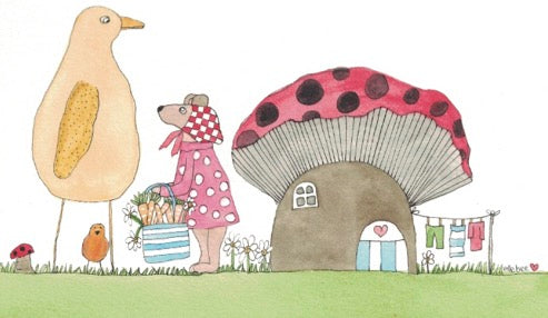 "Let's go to market" greeting card