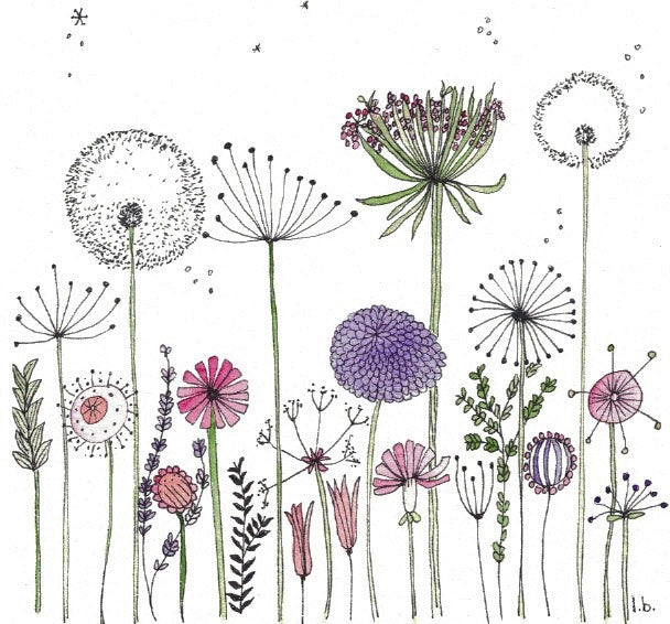 Dreaming of Spring - drawstring bag