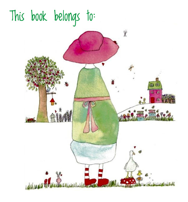 Bookplates - Set of 6 - Girl & Duck