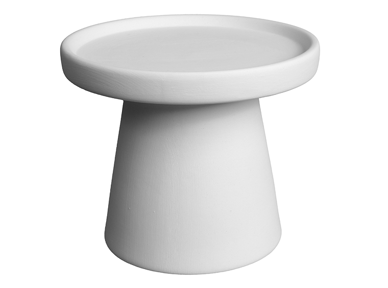 Bisque Pastry stand / candle holder