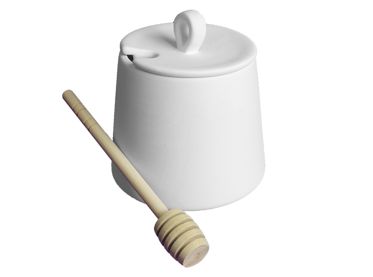 Bisque Honey pot 3 piece