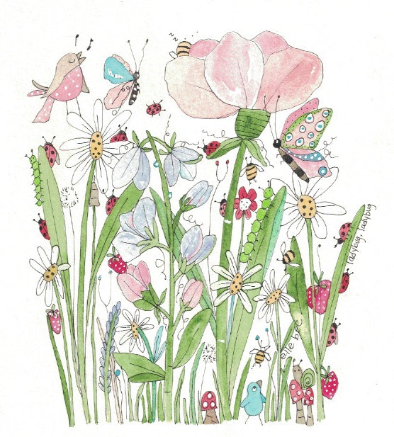 Ladybug, ladybug... greeting card
