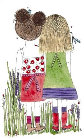 Pick Wildflowers Together - drawstring bag