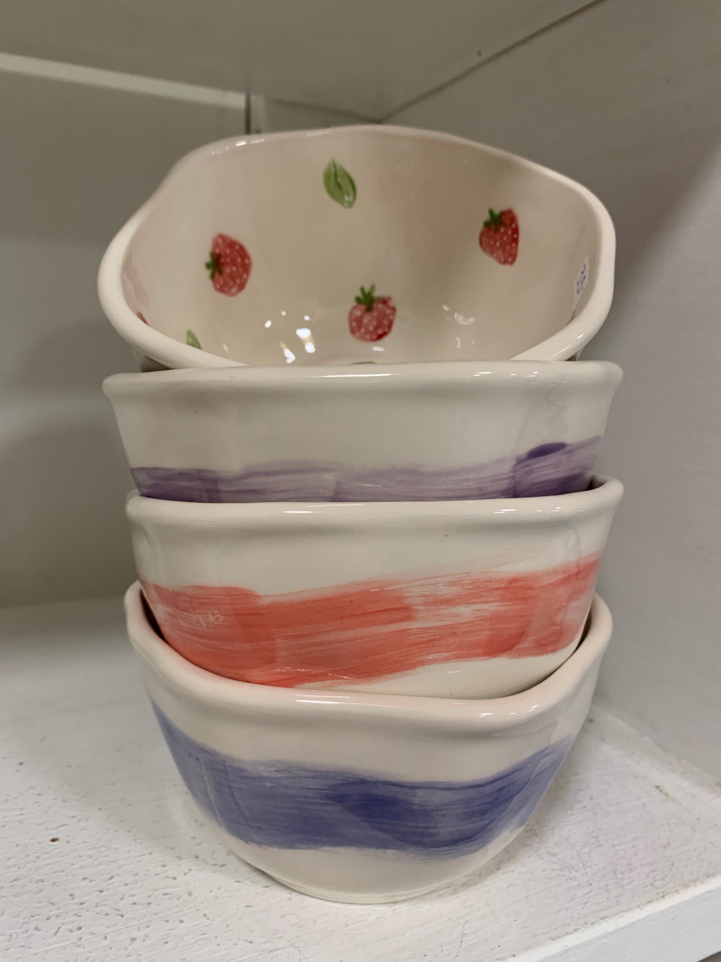 Summer mixed berry bowls (set of 4)
