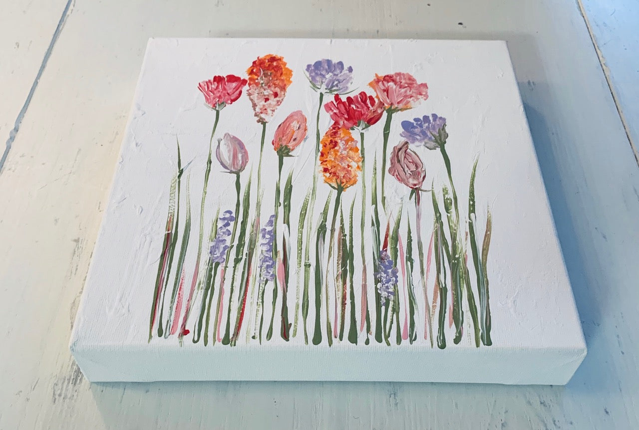 Acrylic Wildflowers Canvas