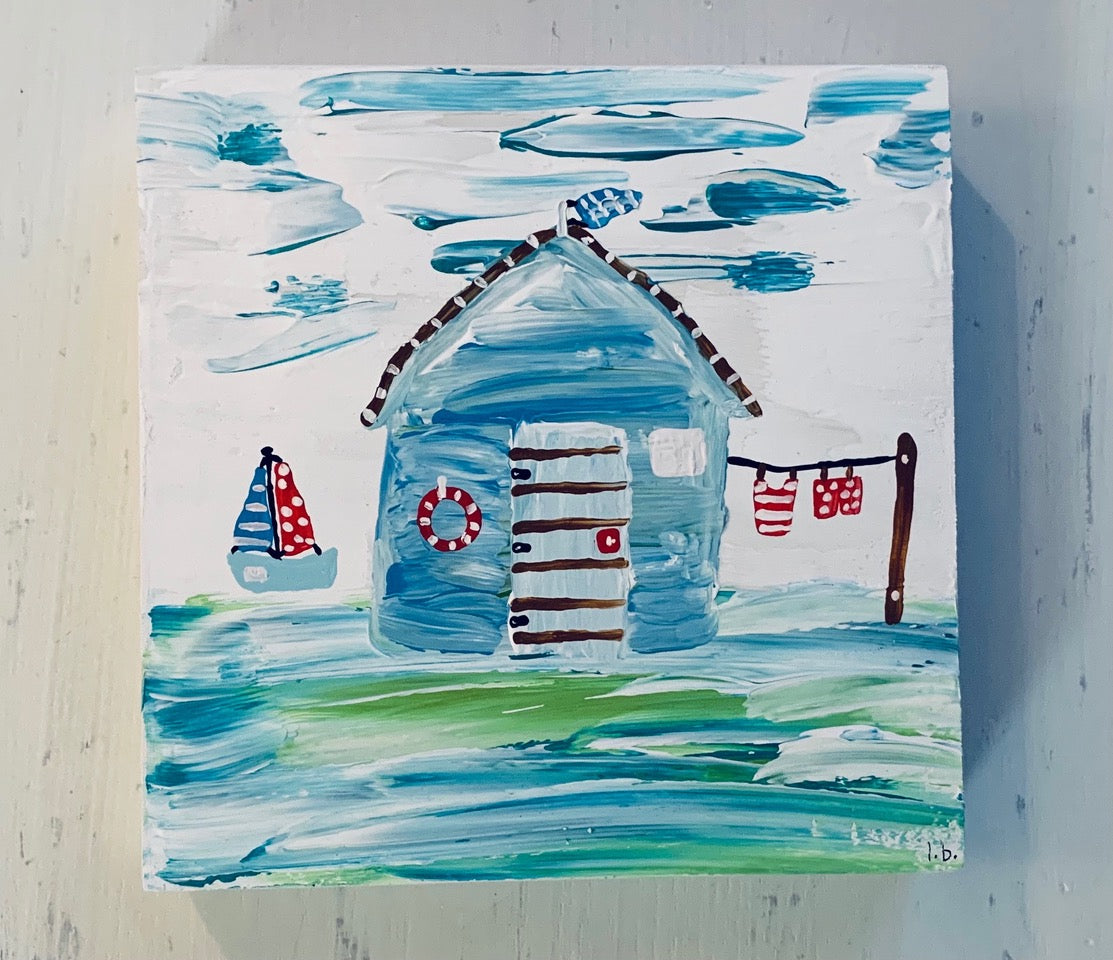 Cottage By The Sea Painting