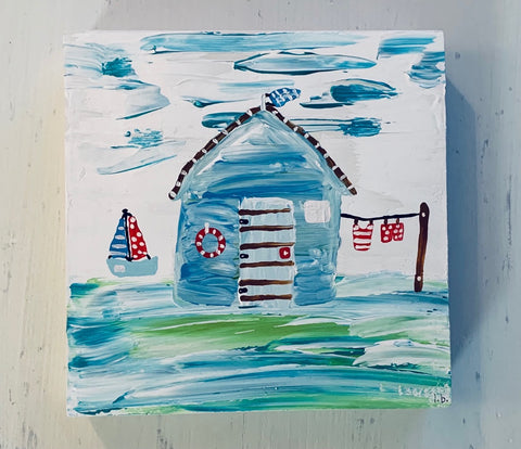 Cottage By The Sea Painting