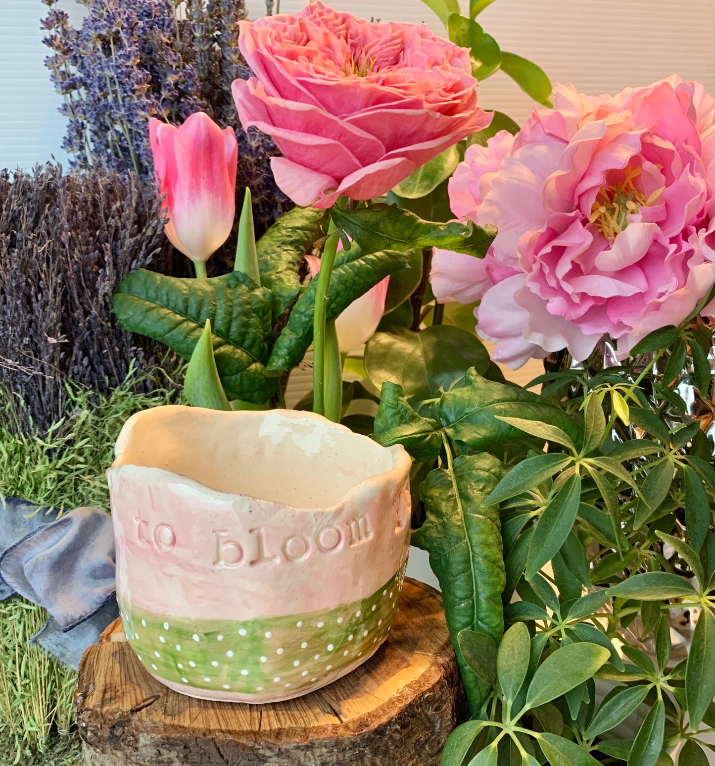 Bloom and grow 4" planter/pot