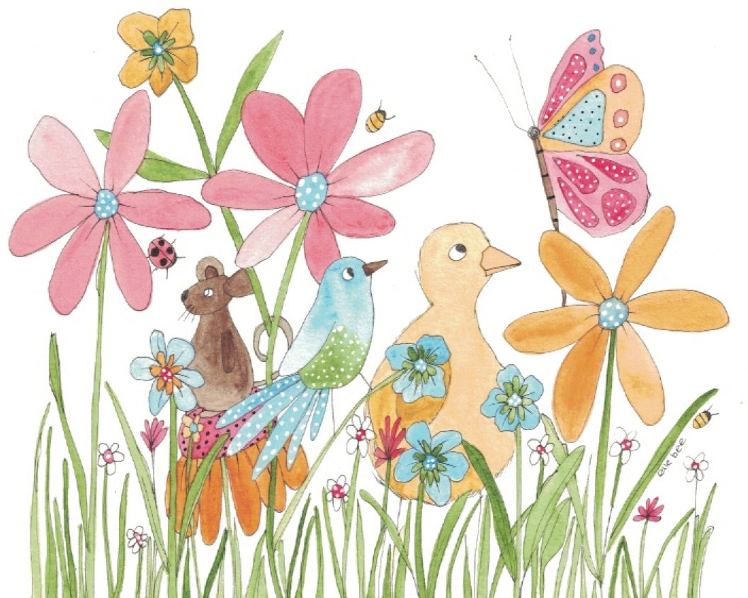 Greeting card "Family time"