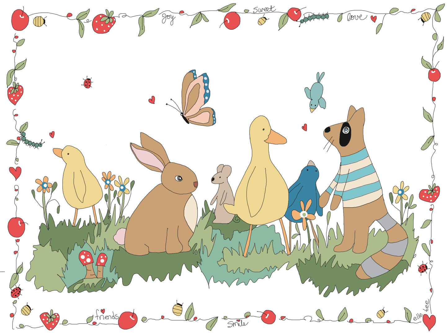 Greeting card "Friendship"
