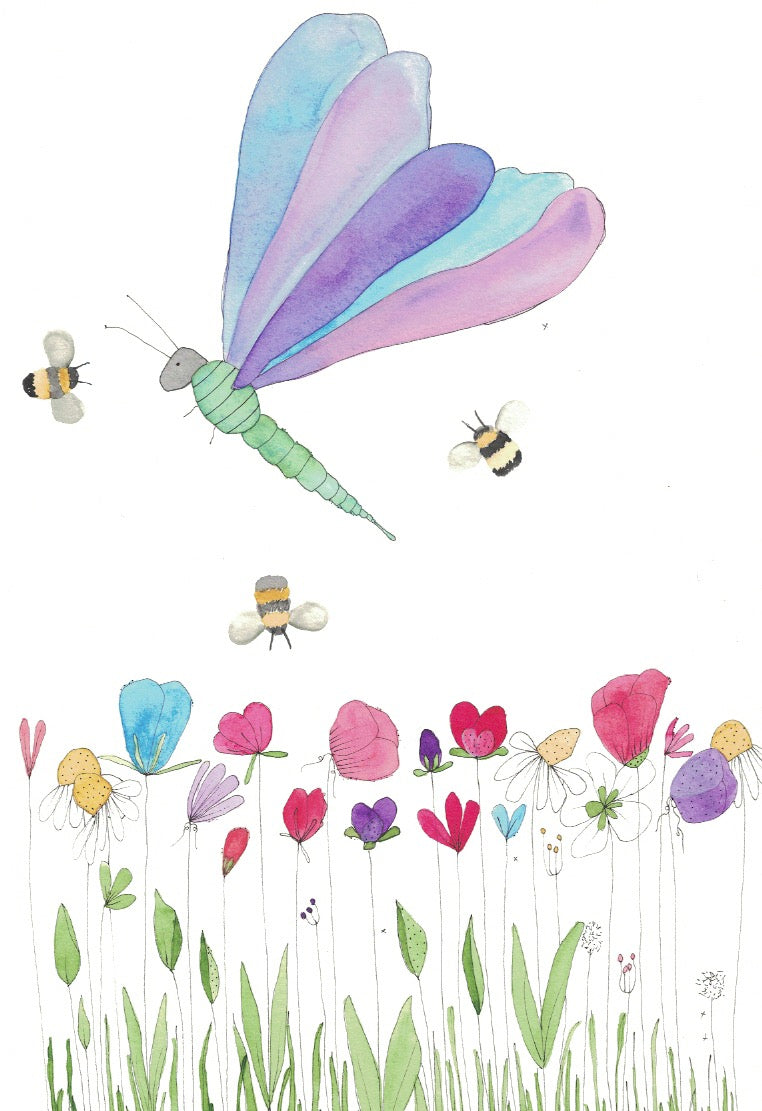 Greeting Card "Garden party"