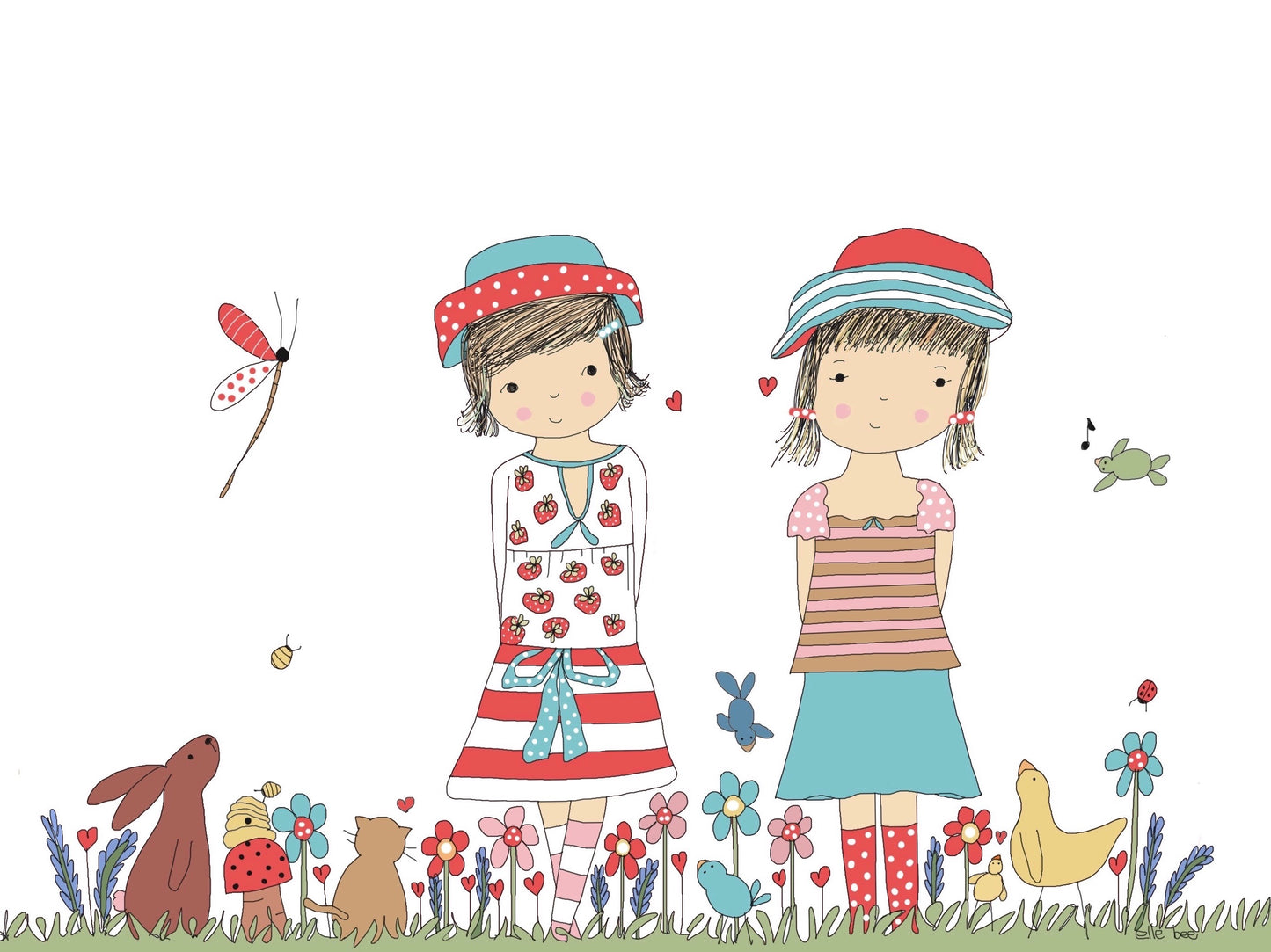 Greeting card "Sisters are forever"