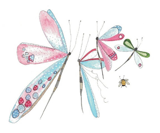 Butterfly family greeting card